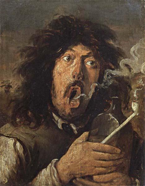 Joos van craesbeck The Smoker oil painting picture